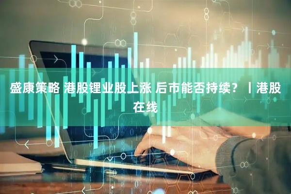 盛康策略 港股锂业股上涨 后市能否持续？丨港股在线